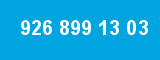 926 899 13 03
